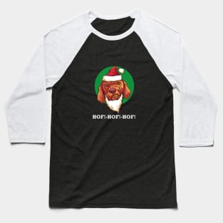 christmas santa dog Baseball T-Shirt